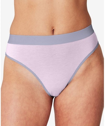 Women's Naturally Soft Hi Leg Underwear DMSSHB Purple $9.57 Panty