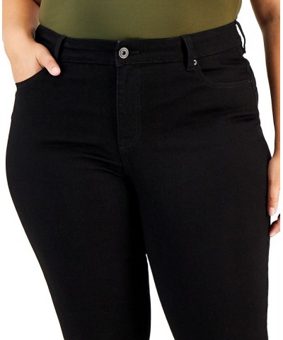 Trendy Plus Size Sculpted Skinny Jeans Black $12.60 Jeans