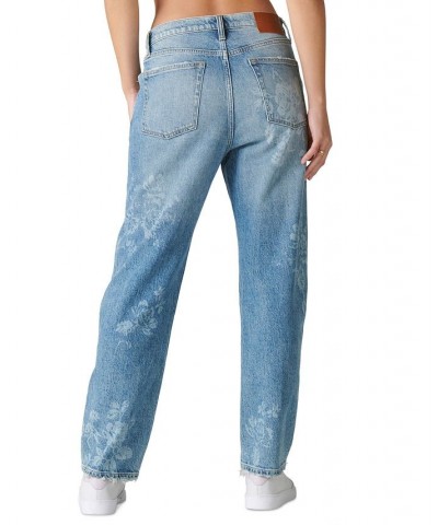 Laura Ashley x Women's High-Rise 90s Loose Jeans Cool Down $65.33 Jeans