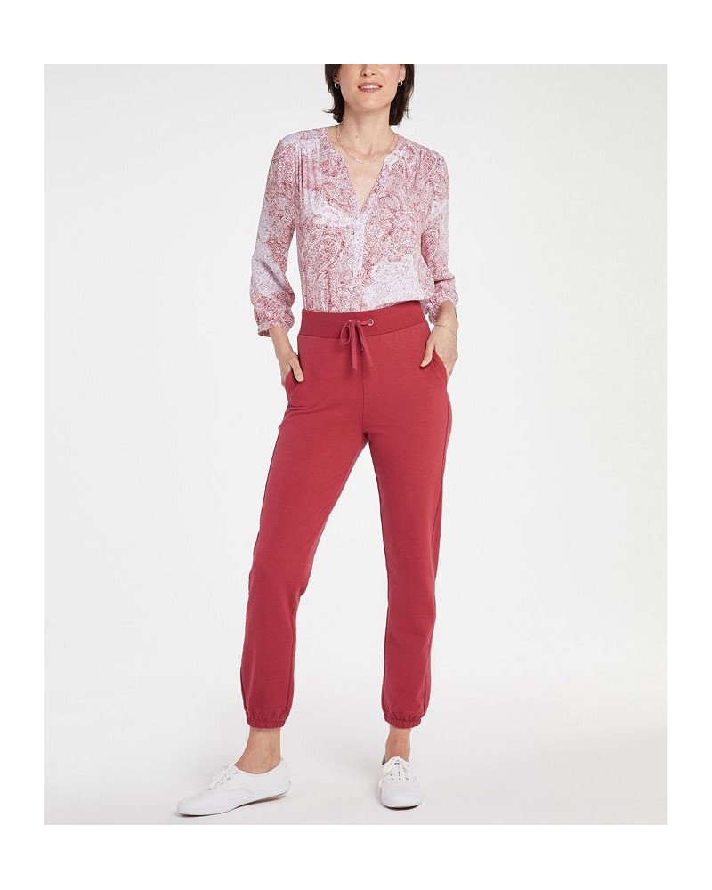 Women's French Terry Elastic Hem Sweatpants Boysenberry $49.50 Pants