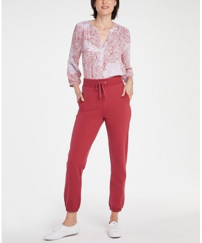 Women's French Terry Elastic Hem Sweatpants Boysenberry $49.50 Pants