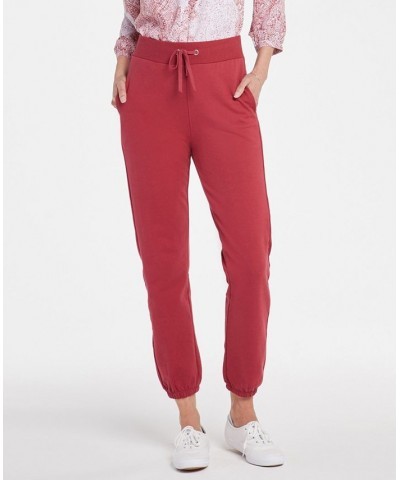 Women's French Terry Elastic Hem Sweatpants Boysenberry $49.50 Pants