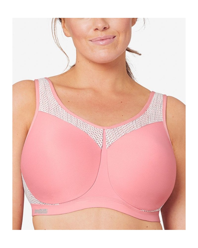 Women's Sport High Impact Wonderwire Bra Pink Blush Print $30.15 Bras