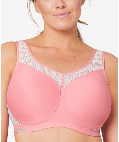 Women's Sport High Impact Wonderwire Bra Pink Blush Print $30.15 Bras