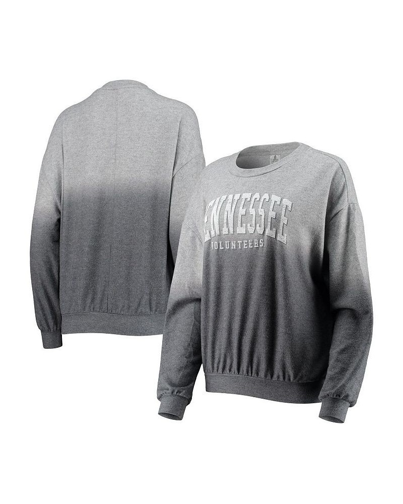 Women's Charcoal and Gray Tennessee Volunteers Slow Fade Hacci Ombre Pullover Sweatshirt Charcoal, Gray $28.60 Sweatshirts