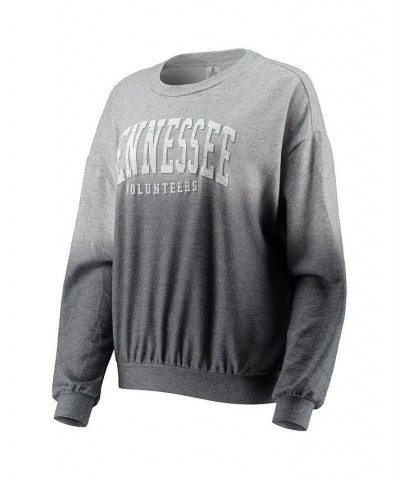 Women's Charcoal and Gray Tennessee Volunteers Slow Fade Hacci Ombre Pullover Sweatshirt Charcoal, Gray $28.60 Sweatshirts