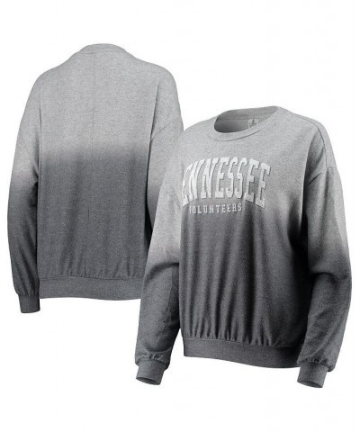 Women's Charcoal and Gray Tennessee Volunteers Slow Fade Hacci Ombre Pullover Sweatshirt Charcoal, Gray $28.60 Sweatshirts