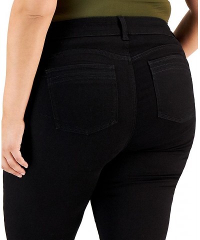 Trendy Plus Size Sculpted Skinny Jeans Black $12.60 Jeans