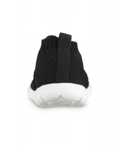 Zenz From Isotoner Women's Recycled Sport Knit Bootie Slippers Black $13.25 Shoes