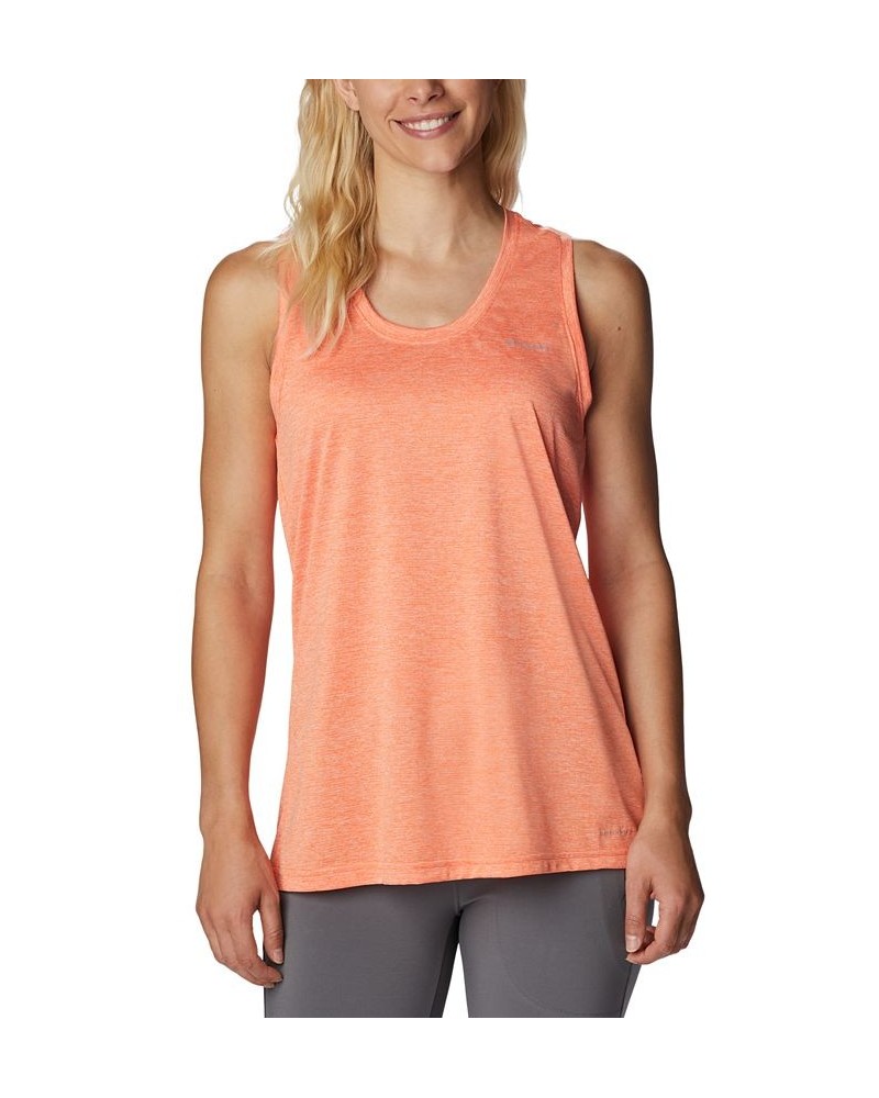 Women's Hike Tank Top Orange $18.00 Tops