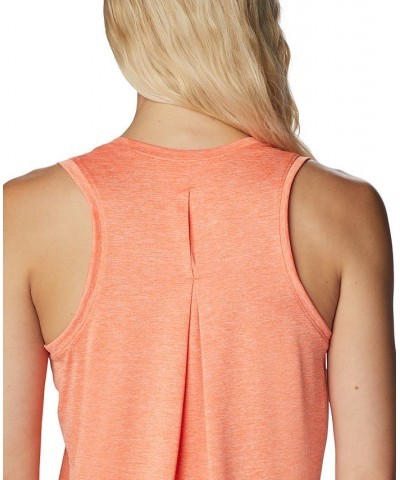 Women's Hike Tank Top Orange $18.00 Tops