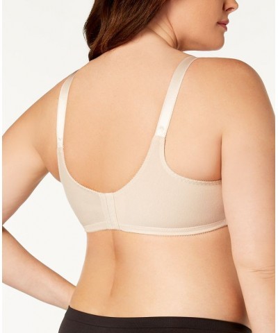 Double Support Cotton Wireless Bra with Cool Comfort 3036 Gray $11.88 Bras