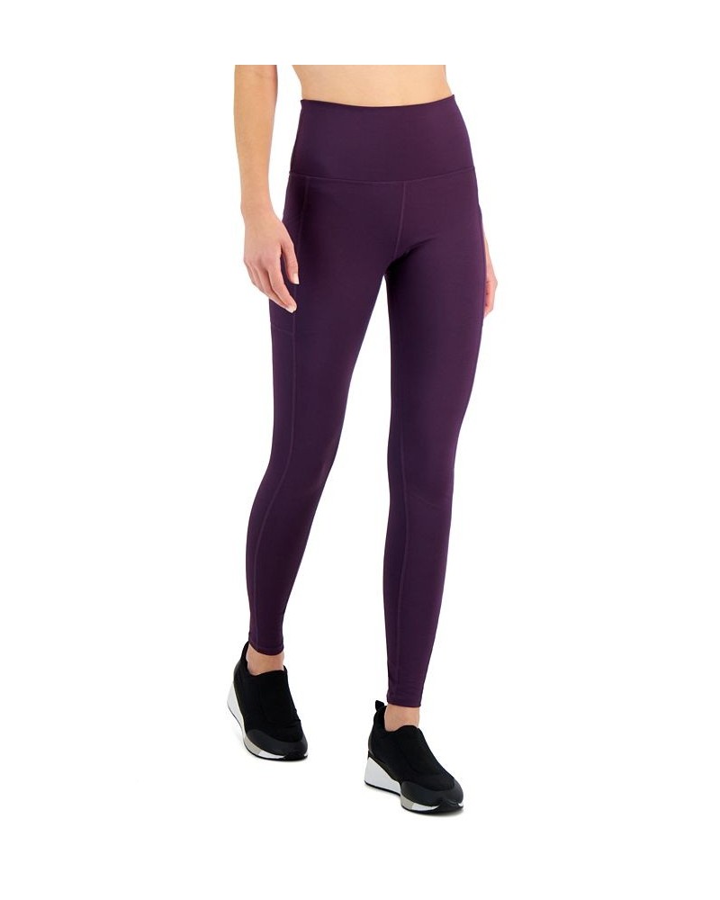 Petite Compression Pocket Full-Length Leggings Fig $12.54 Pants