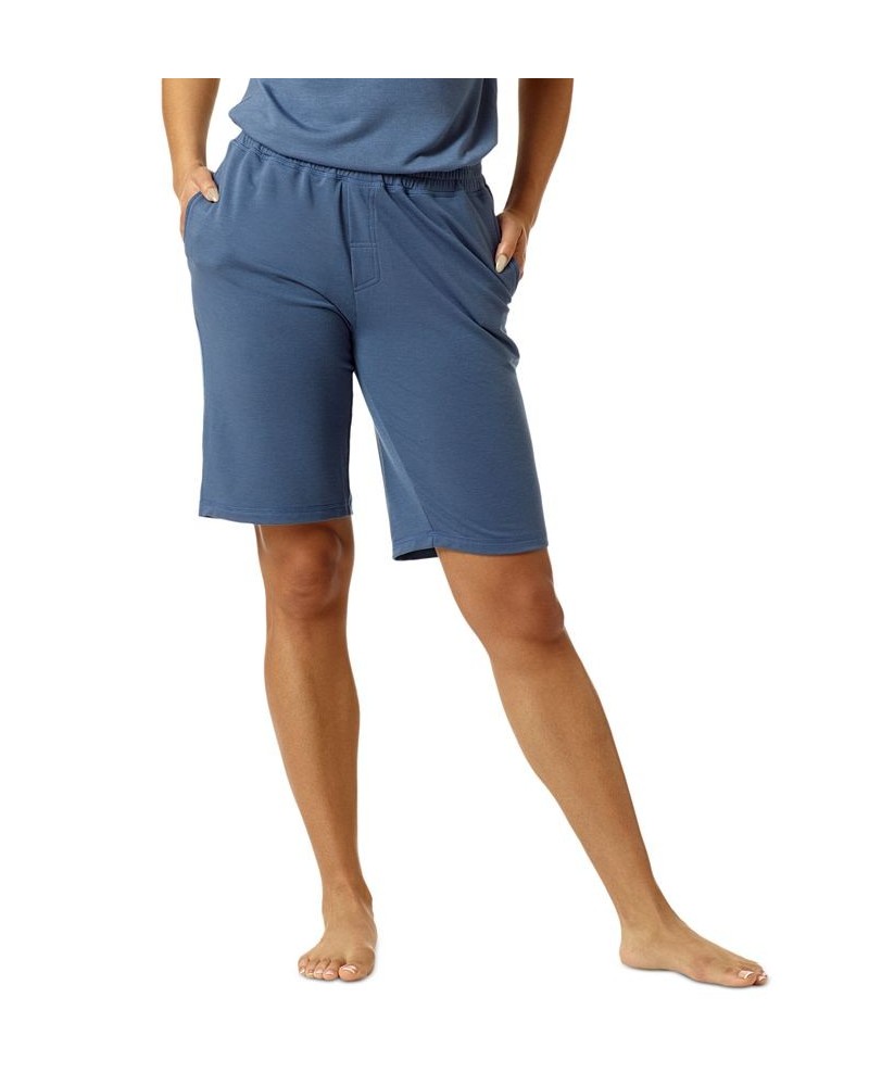 Women's Plus-Size Lounge Bermuda Short Blue $12.80 Sleepwear