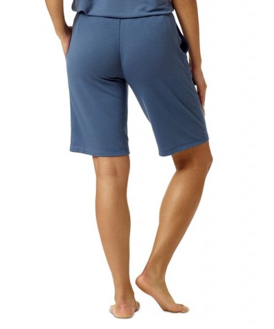 Women's Plus-Size Lounge Bermuda Short Blue $12.80 Sleepwear