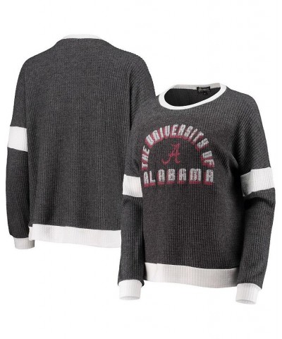 Women's Gray White Alabama Crimson Tide Worth the Hype Color-Blocked Tri-Blend Long Sleeve T-shirt Gray, White $34.19 Tops