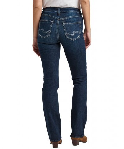 Women's Suki Mid Rise Slim Bootcut Jeans Indigo $41.36 Jeans