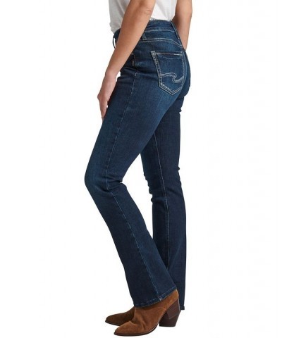 Women's Suki Mid Rise Slim Bootcut Jeans Indigo $41.36 Jeans