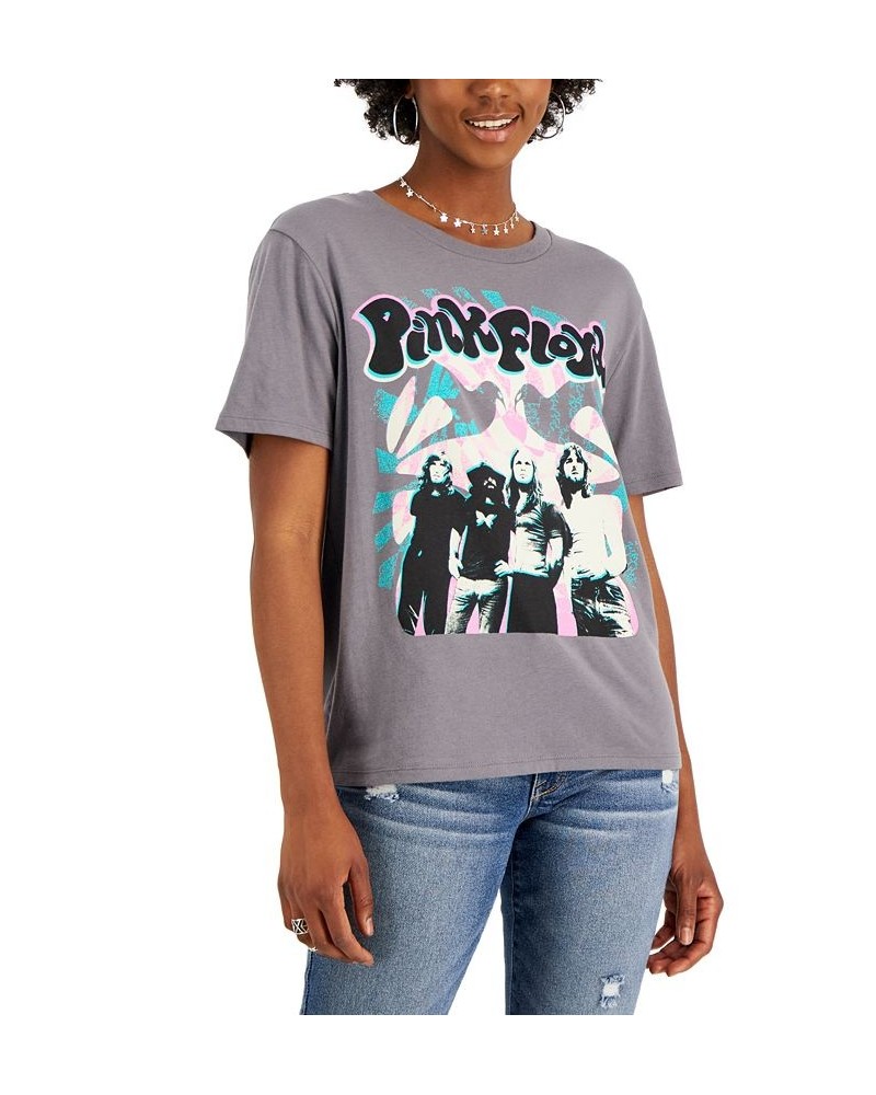 Juniors' Pink Floyd Graphic T-Shirt Grey $11.79 Tops