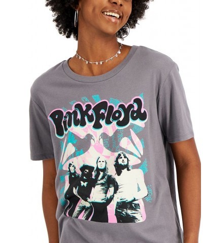 Juniors' Pink Floyd Graphic T-Shirt Grey $11.79 Tops