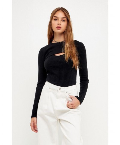 Women's 2 Piece Knit Top Black $46.80 Tops