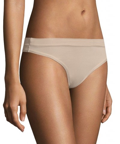 Women's Sport Thong Underwear DMMSMT Ivory/Cream $9.57 Panty