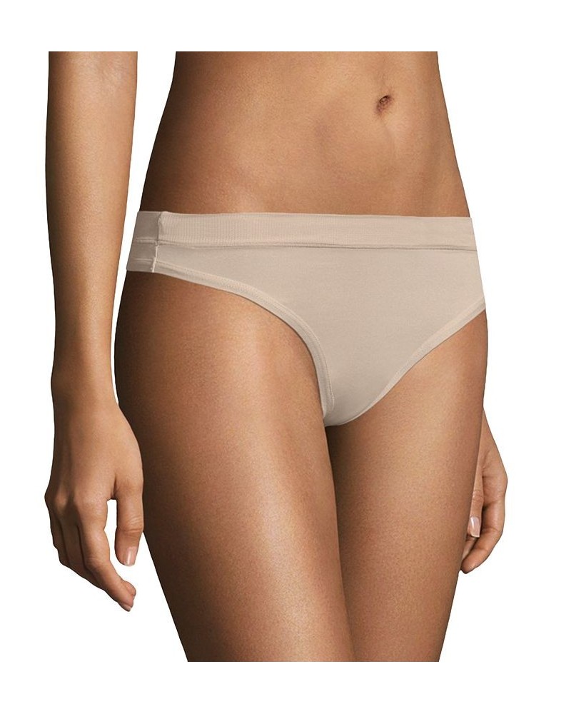 Women's Sport Thong Underwear DMMSMT Ivory/Cream $9.57 Panty