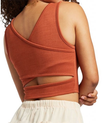 Juniors' Good Keepsake Top Brown $14.00 Tops