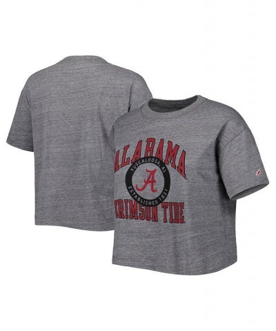 Women's Heather Gray Alabama Crimson Tide Intramural Midi Seal Tri-Blend T-shirt Heather Gray $26.99 Tops