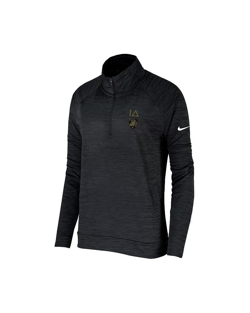 Women's Black Army Black Knights 1st Armored Division Old Ironsides Operation Torch Quarter-Zip Pullover Top Black $33.00 Tops