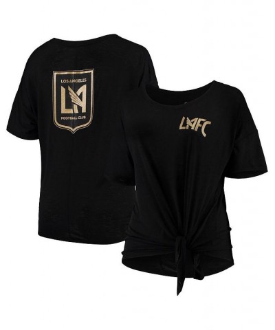 Women's by New Era Black LAFC Plus Size Slub T-shirt Black $21.50 Tops