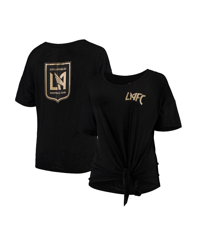 Women's by New Era Black LAFC Plus Size Slub T-shirt Black $21.50 Tops