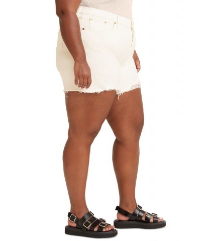 Trendy Plus Size 501 Denim Shorts Whiteboard $32.39 Shorts