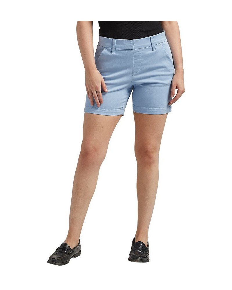 Women's Maddie Mid Rise 5" Shorts Blue $28.42 Shorts