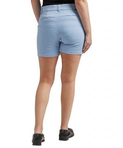 Women's Maddie Mid Rise 5" Shorts Blue $28.42 Shorts