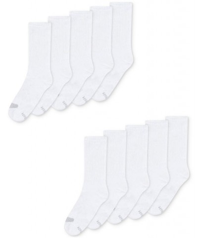 Women's Platinum 10pk Crew Socks also available in Extended Sizes White $9.50 Socks