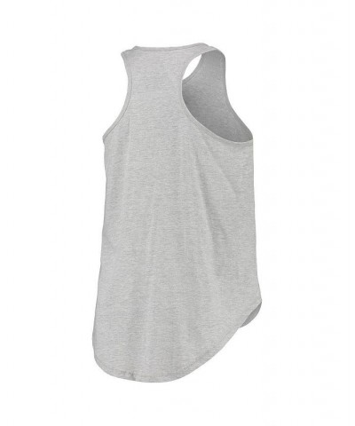 Women's Buffalo Bills Heathered Gray Plus Size Team Racerback Tank Top Heathered Gray $18.90 Tops