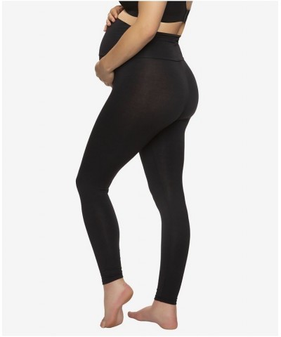 Women's Maternity Modal Pant Black $28.32 Sleepwear