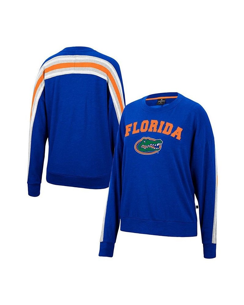 Women's Heathered Royal Florida Gators Team Oversized Pullover Sweatshirt Royal $26.95 Sweatshirts