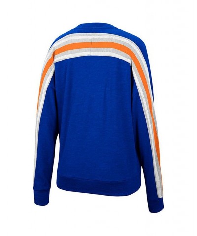 Women's Heathered Royal Florida Gators Team Oversized Pullover Sweatshirt Royal $26.95 Sweatshirts