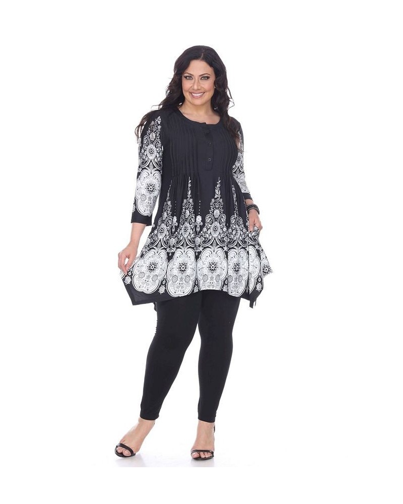 Plus Size Dulce Tunic Top Multi $25.42 Tops