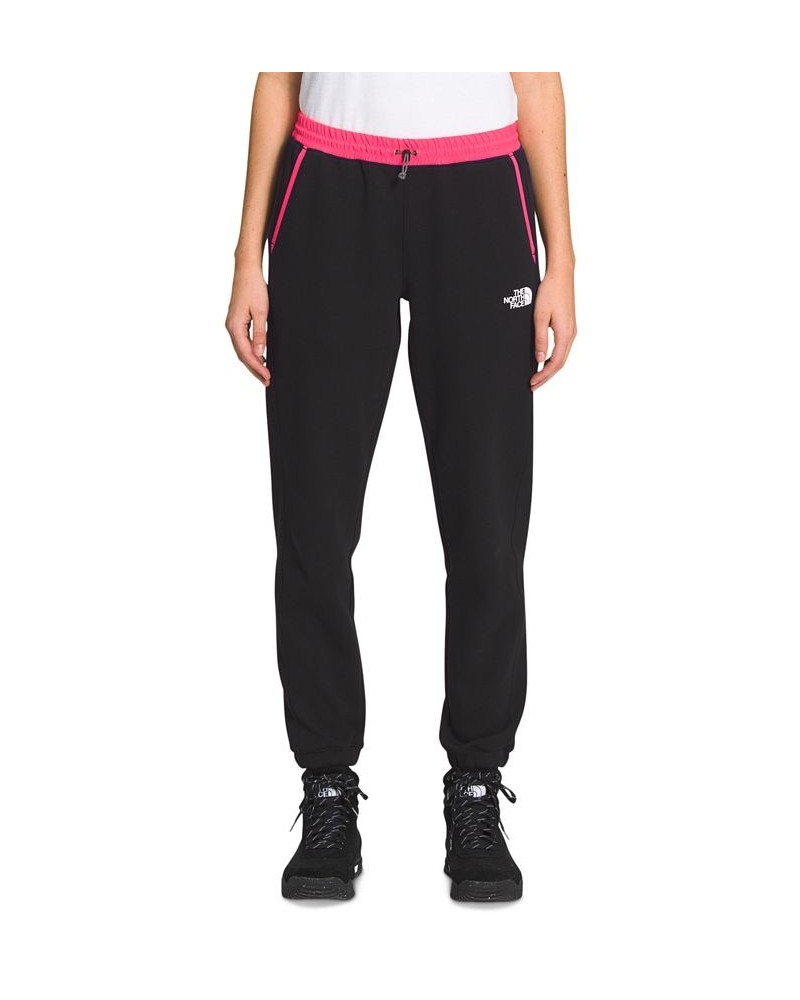 Women's TNF Tech Pants Tnf Black/Brilliant Coral $30.63 Pants