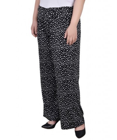 Plus Size Cropped Pull On Pants with Faux Belt Nice Icemoon $15.77 Pants