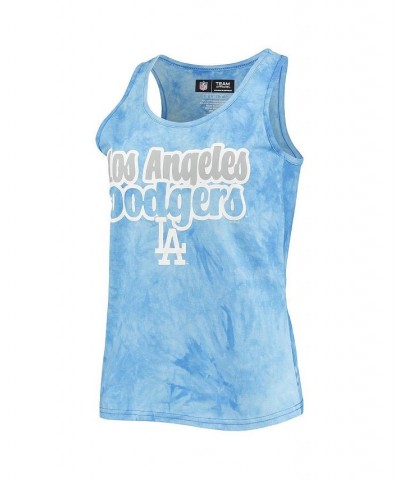 Women's Royal Los Angeles Dodgers Billboard Racerback Tank Top and Shorts Set Royal $29.49 Pajama