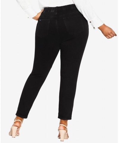 Plus Size Trendy Isabella Pants Black Wash $44.55 Pants