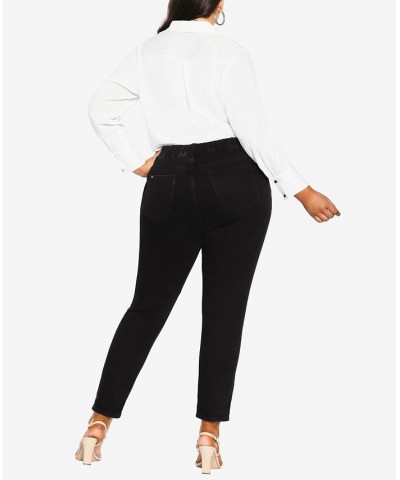 Plus Size Trendy Isabella Pants Black Wash $44.55 Pants