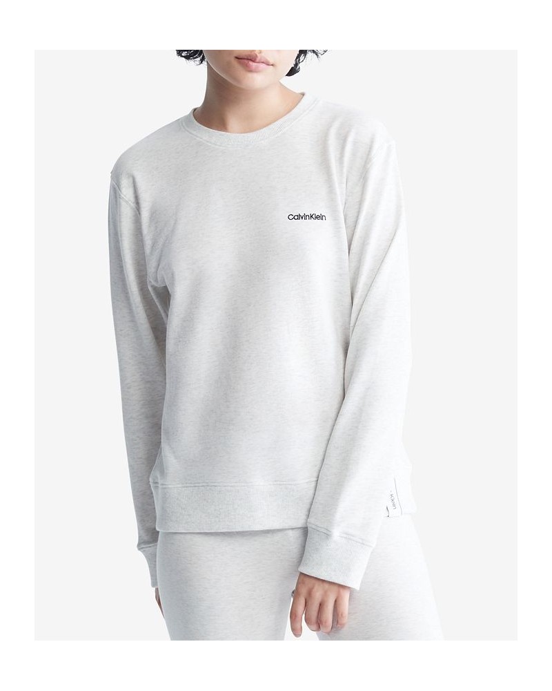 Women's Modern Lounge Sweatshirt QS6870 Gray $19.19 Sweatshirts