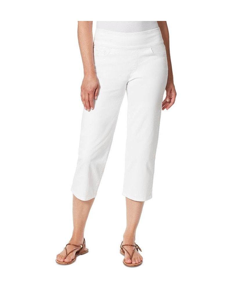 Amanda Pull-On Capri Jeans White $15.89 Jeans