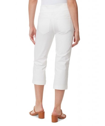 Amanda Pull-On Capri Jeans White $15.89 Jeans