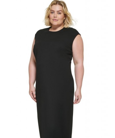 Plus Size Sleeveless Sheath Dress Black $31.40 Dresses